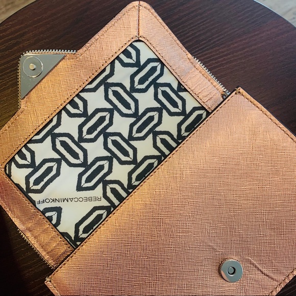 Rebecca Minkoff Clutch Purse NWT Bronze - Picture 5 of 10